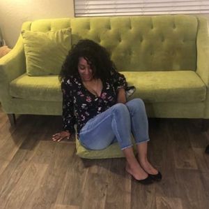 Size 16 frosted distressed denim